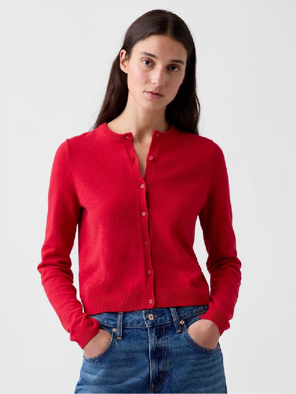 Gap Red Cardigan